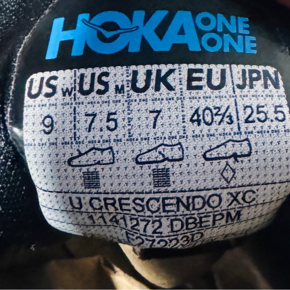 Hoka Unisex Crescendo XC Running Shoe with Spikes - Picture 6 of 8